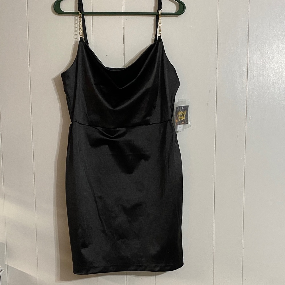 Little black dress. Planet Gold brand Black and Gold Dress size Large